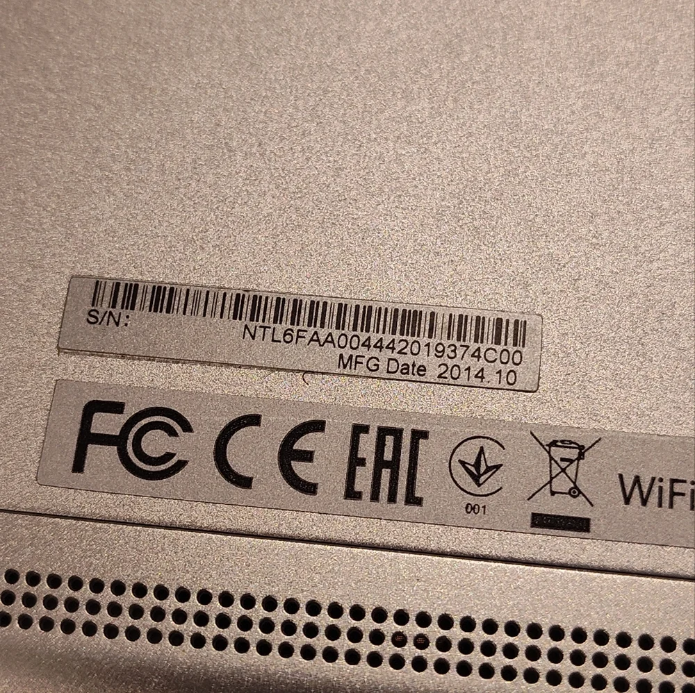 Like-New ACER Tablet 10/2014